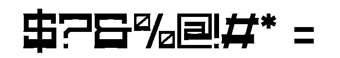 Outlaw Saga Font OTHER CHARS