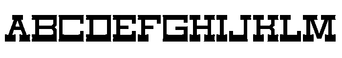 Outlaw Saga Font UPPERCASE