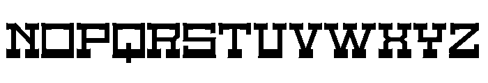 Outlaw Saga Font UPPERCASE