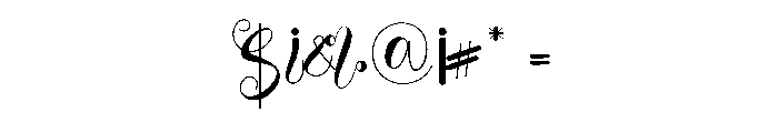 Outleters Font OTHER CHARS