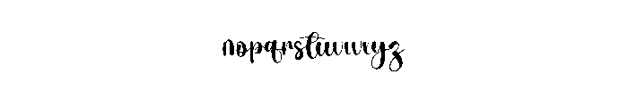 Outleters Font LOWERCASE