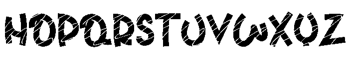 Outline Abstract Font LOWERCASE