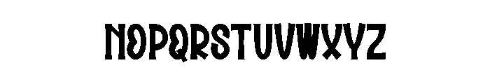 Outline Ballpoint Font UPPERCASE