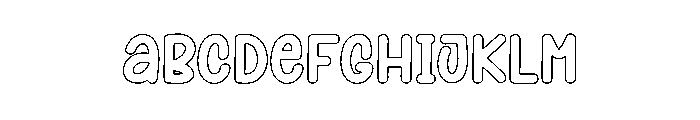Outline Christmas FONT