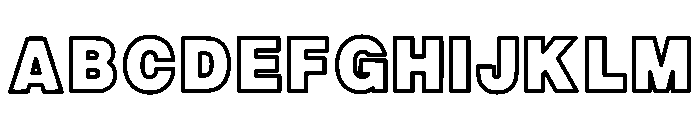 Outline Design Regular FONT