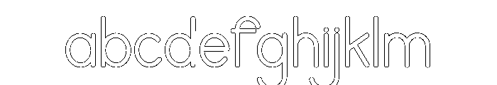 Outline Drawing FONT