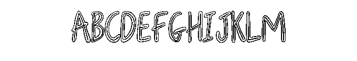 Outline Handwriting By  Regular FONT