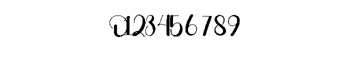 Outline Painting Font OTHER CHARS