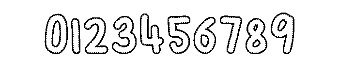 Outline Papper Regular Font OTHER CHARS