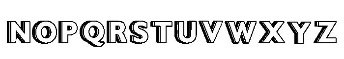Outline Store Regular Font LOWERCASE