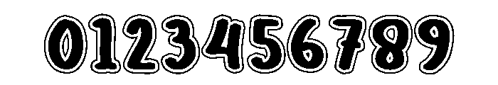 Outline Vintage Regular Font OTHER CHARS