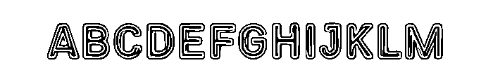 Outlined Cartoon FONT
