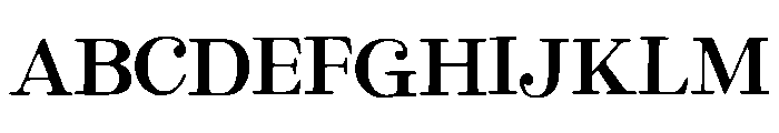 Outpost_Serif Font UPPERCASE