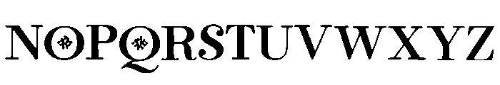 Outpost_Serif Font UPPERCASE