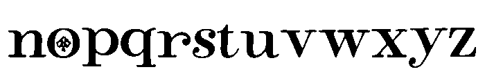 Outpost_Serif Font LOWERCASE