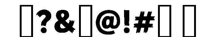 Outrigger Regular Font OTHER CHARS