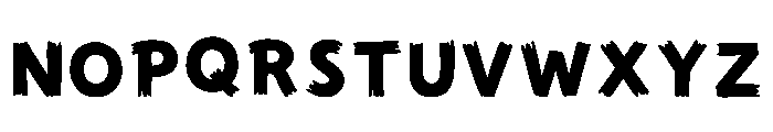 Outrigger Regular Font UPPERCASE