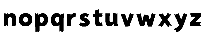 Outrigger Regular Font LOWERCASE