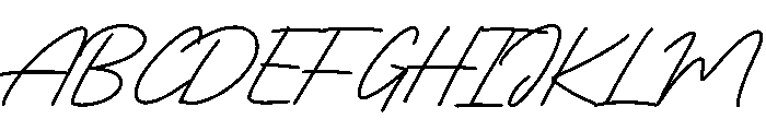 Outside Boston Regular Font UPPERCASE