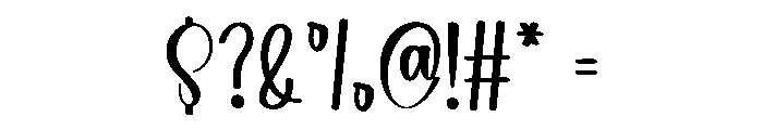 Outside December Font OTHER CHARS