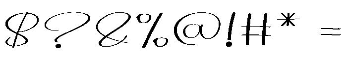 Outside Diamond Font OTHER CHARS
