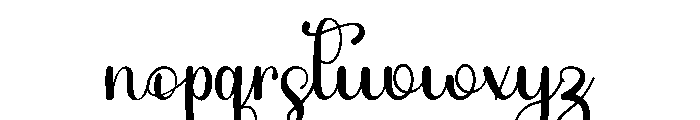 Outside Easter Font LOWERCASE