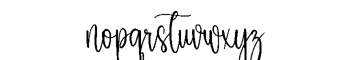 Outside Farmhouse Font LOWERCASE