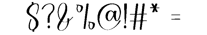 Outside Graduation Font OTHER CHARS