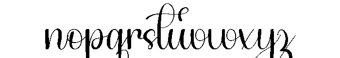 Outside Graduation Font LOWERCASE