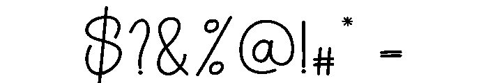 Outside Halloween Font OTHER CHARS