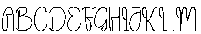 Outside Halloween Font UPPERCASE