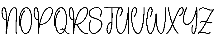 Outside Halloween Font UPPERCASE