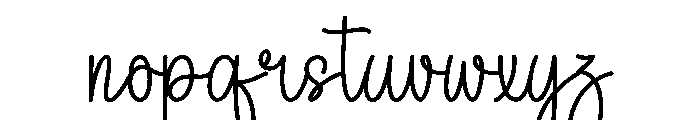 Outside Halloween Font LOWERCASE