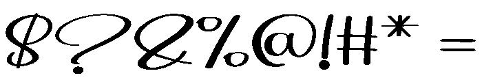 Outside Holiday Font OTHER CHARS