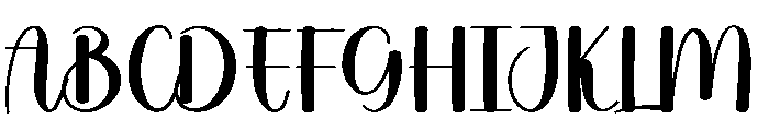 Outside Holiday Font UPPERCASE