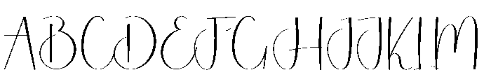 Outside Husband Font UPPERCASE