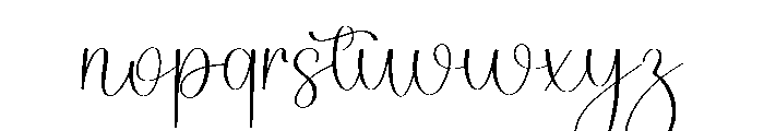 Outside Husband Font LOWERCASE