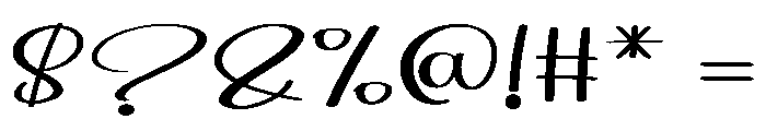 Outside Magnolia Font OTHER CHARS