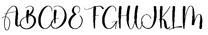 Outside Magnolia Font UPPERCASE