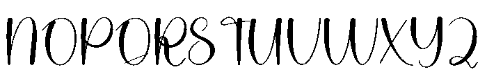 Outside Magnolia Font UPPERCASE