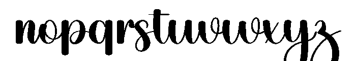 Outside Pumpkin Font LOWERCASE