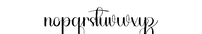 Outside Vocation Font LOWERCASE