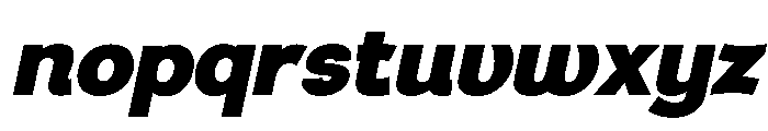 Ouvre Italic Font LOWERCASE