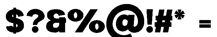 Ouvre Regular Font OTHER CHARS