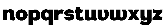 Ouvre Regular Font LOWERCASE