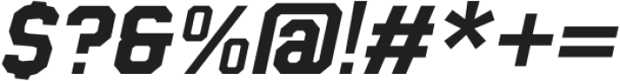 OUD RANGE Bold Italic otf (700) Font OTHER CHARS