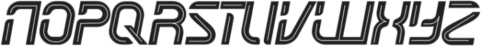OUTER-FRONTIER Regular otf (400) Font UPPERCASE