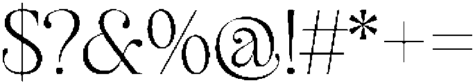 Oufale Thin otf (100) Font OTHER CHARS