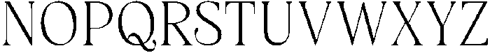 Oufale Thin otf (100) Font UPPERCASE