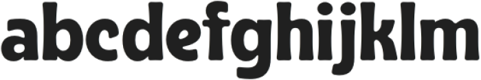 Ougkeh Round Regular otf (400) Font LOWERCASE